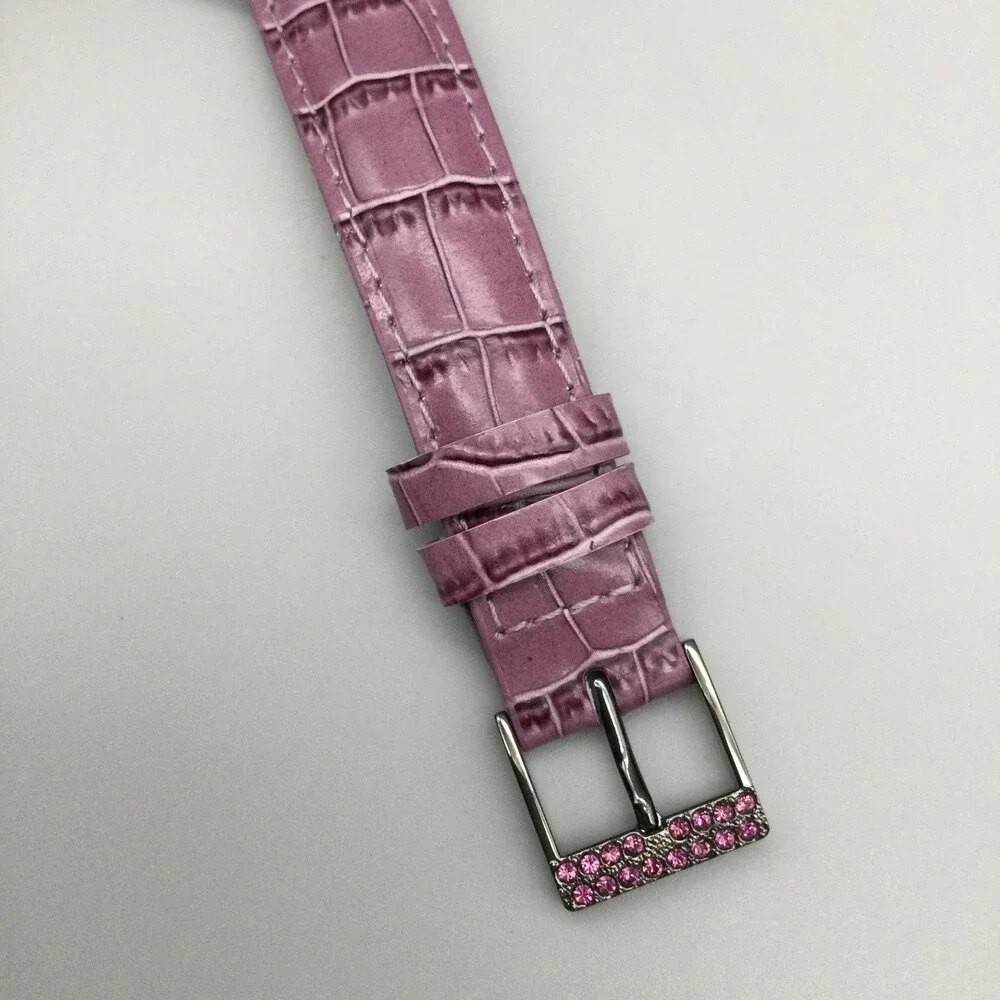 Adrienne Couture Womens Watch 41mm Pink Silver Tone Limited Edition New Battery